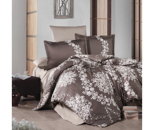 Lenjerie de pat satin clasy king size (melrose v1)